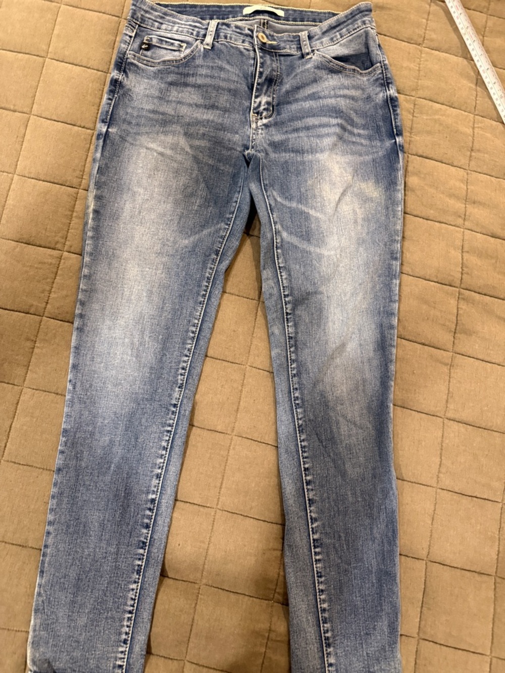 Kancun Light Blue Washed Women’s Jeans - Classic Slim Fit Ankle